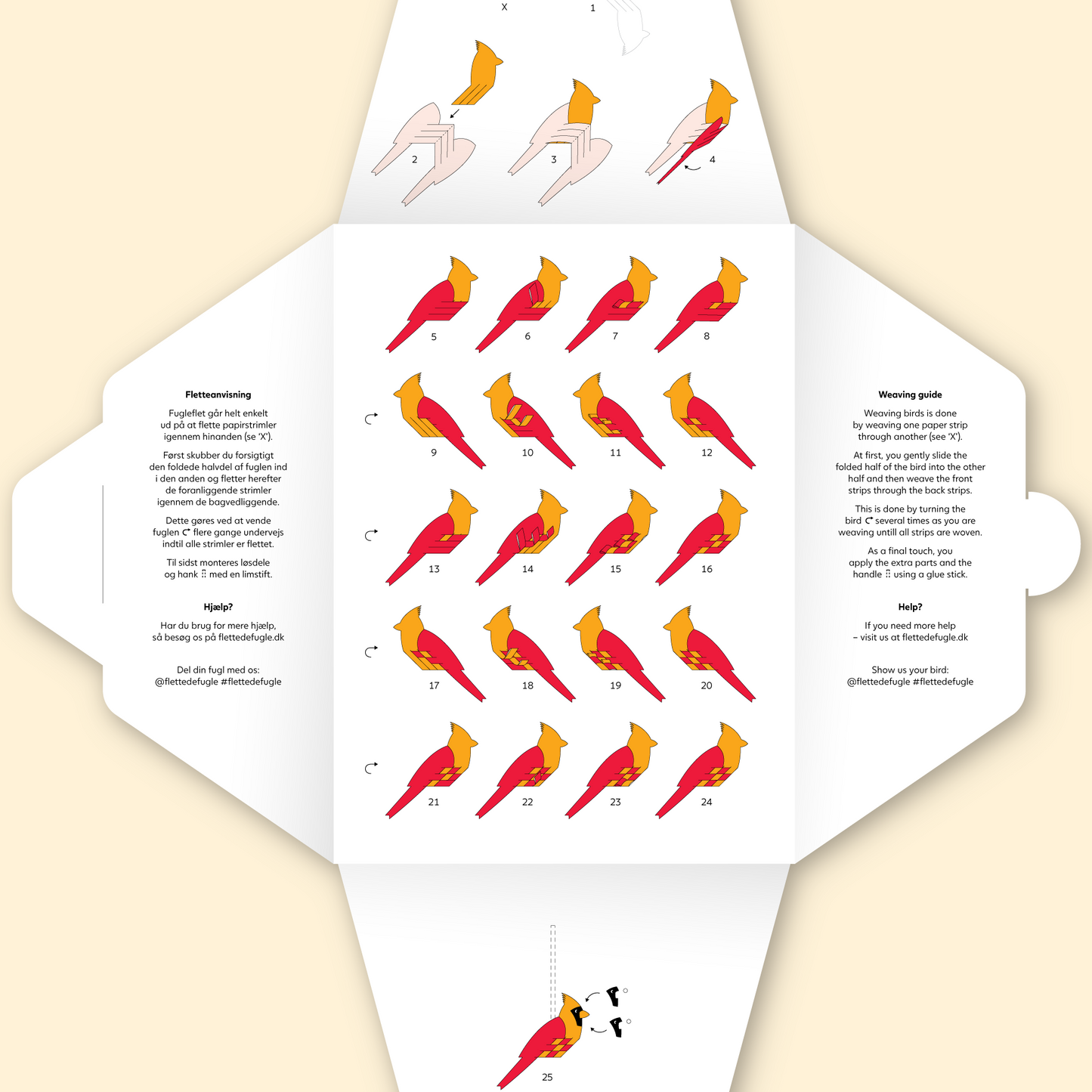 Kardinal - Flettede Fugle