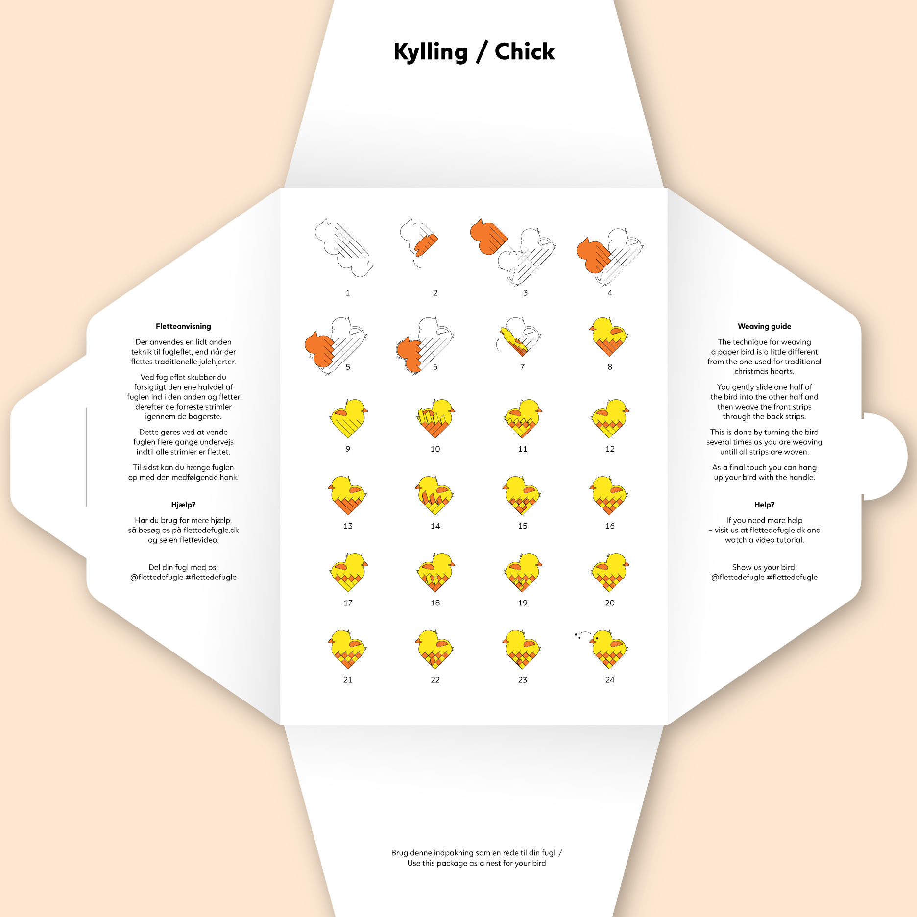 Kylling - Flettede Fugle