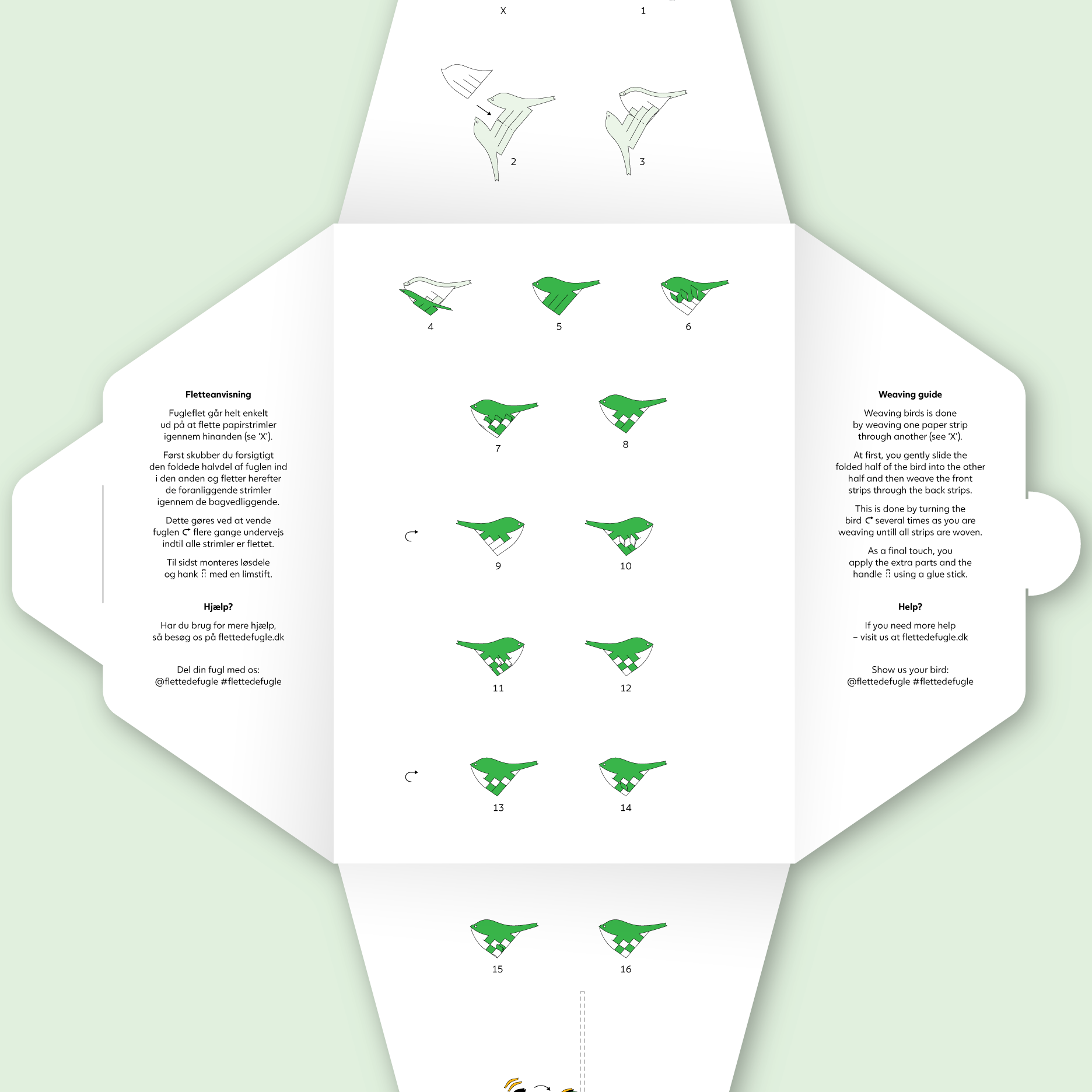 Fuglekonge - Flettede Fugle