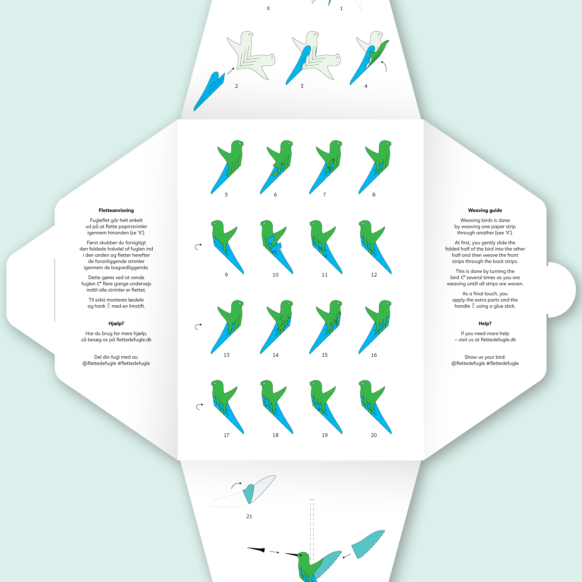 Kolibri - Flettede Fugle