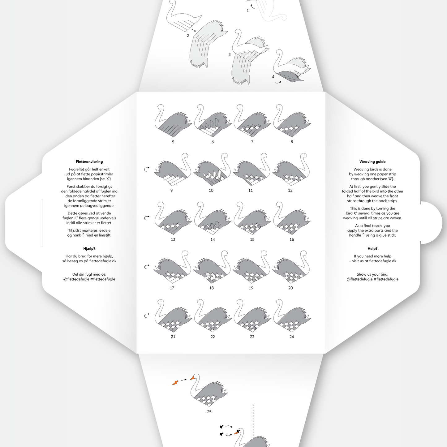 Svane - Flettede Fugle