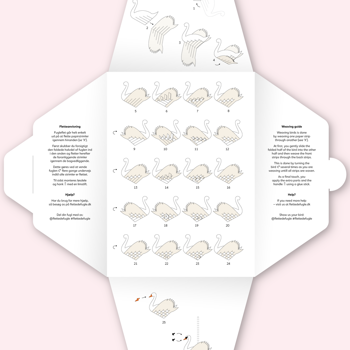 Svane - Flettede Fugle