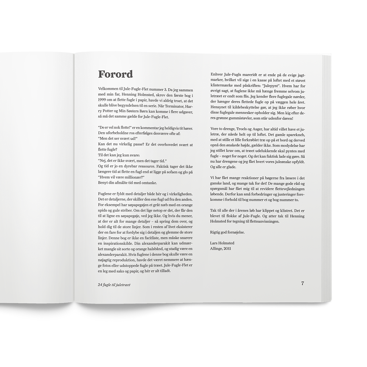 Jule Fugle Flet 3 - Flettede Fugle