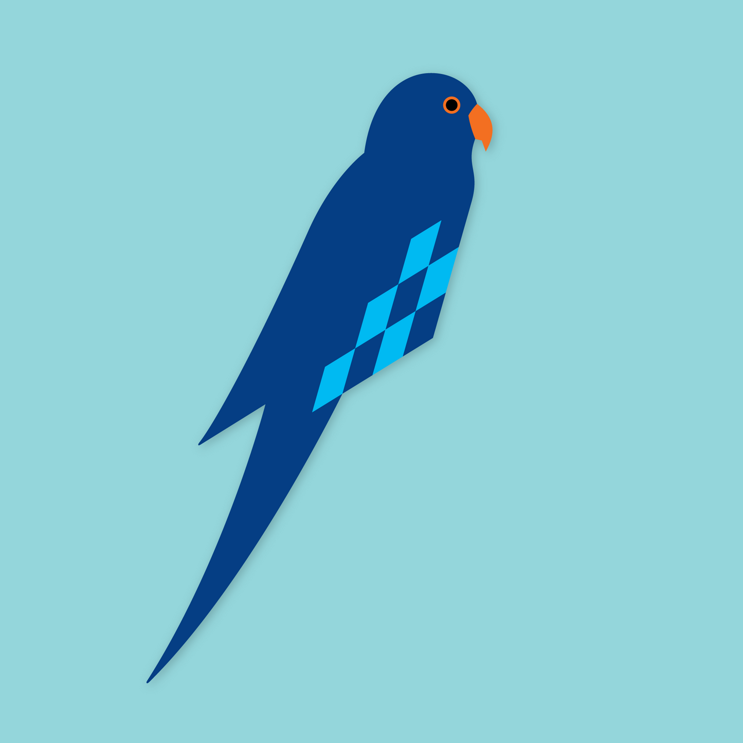 Parakit (blå)