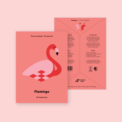 Flamingo - Flettede Fugle